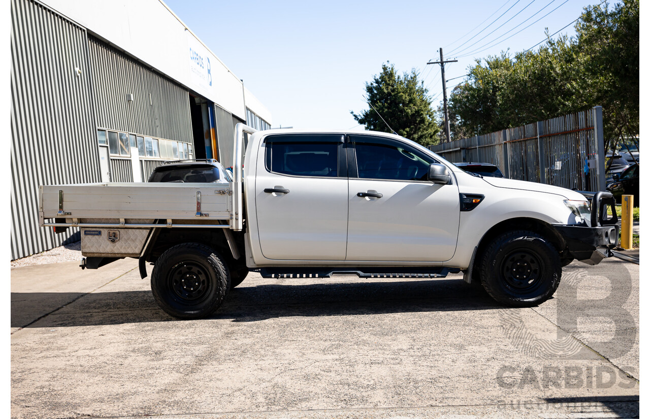 1/2014 Ford Ranger XL 3.2 (4x4) PX Dual C/Chas Cool White Turbo Diesel 3.2L