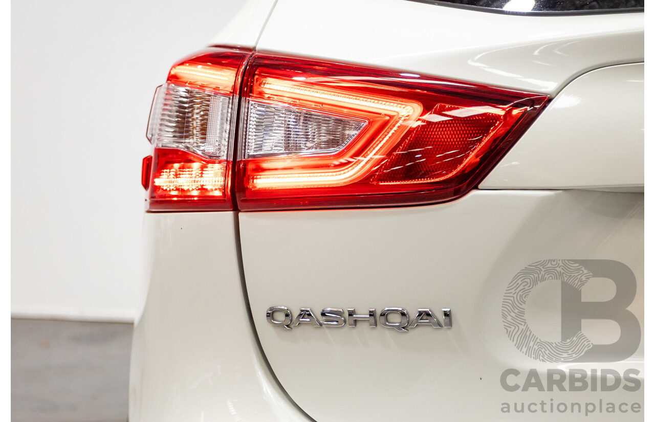 03/2016 Nissan Qashqai Ti FWD J11 4D Wagon Ivory Pearl White 2.0L