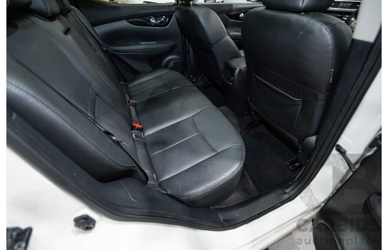 03/2016 Nissan Qashqai Ti FWD J11 4D Wagon Ivory Pearl White 2.0L