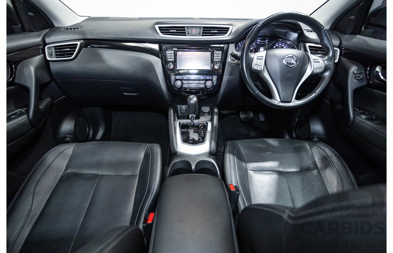 03/2016 Nissan Qashqai Ti FWD J11 4D Wagon Ivory Pearl White 2.0L