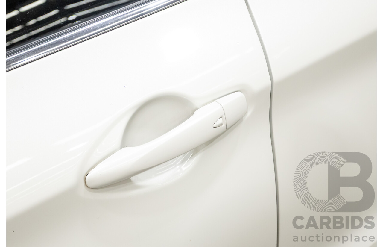 03/2016 Nissan Qashqai Ti FWD J11 4D Wagon Ivory Pearl White 2.0L