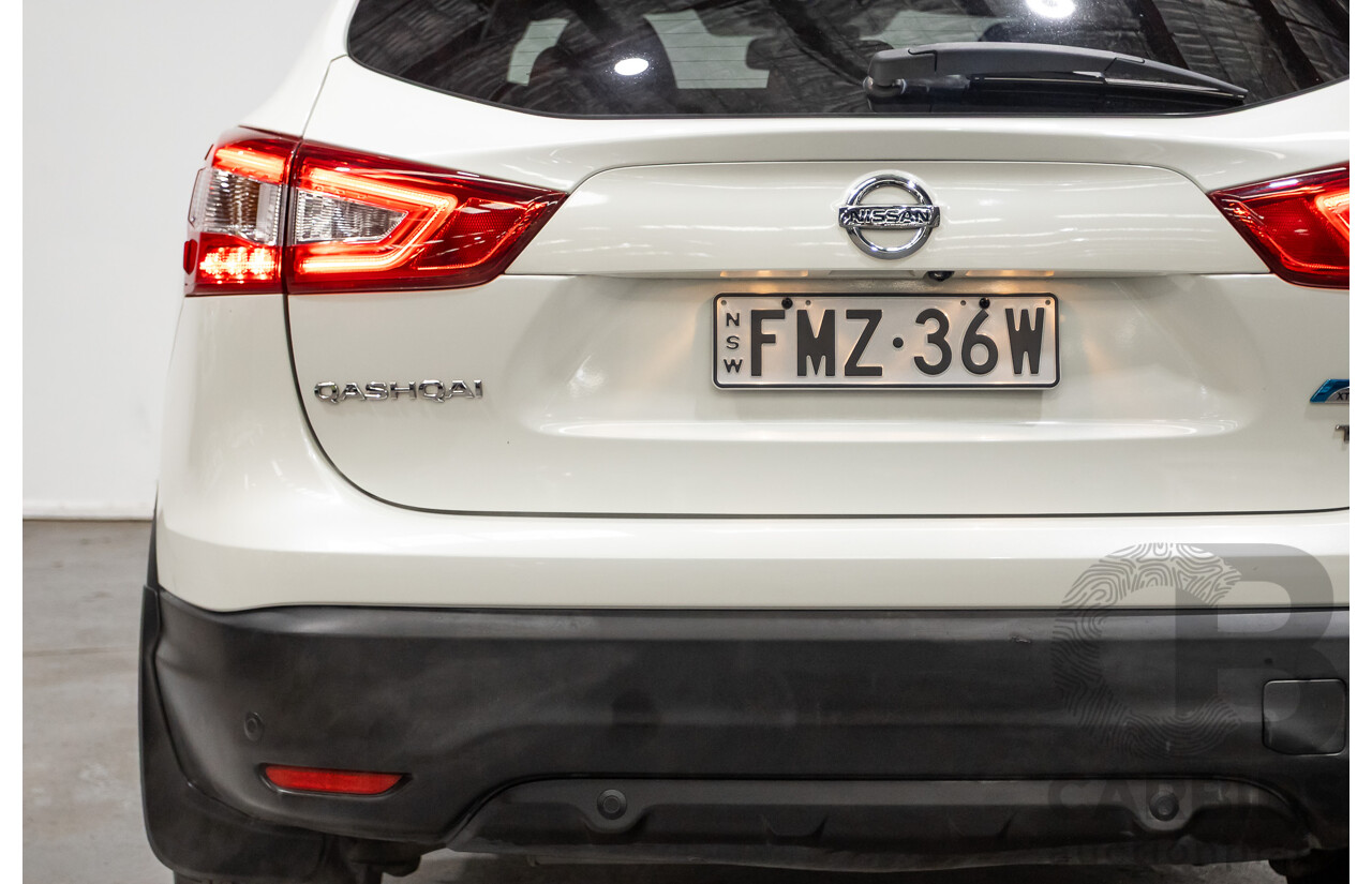 03/2016 Nissan Qashqai Ti FWD J11 4D Wagon Ivory Pearl White 2.0L