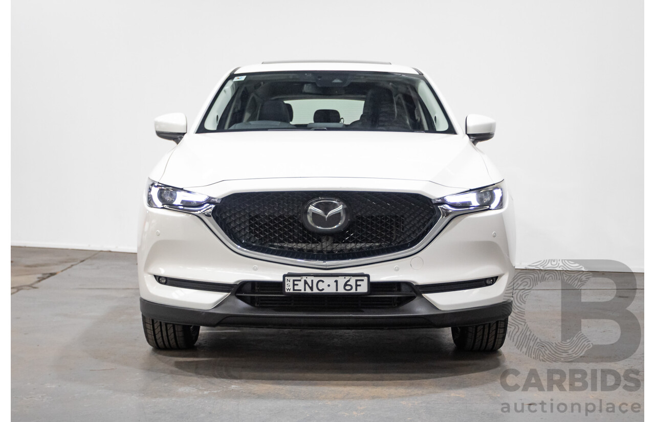 11/2017 Mazda CX-5 AKERA (4x4) AWD MY17.5 (KF SERIES 2) 4D Wagon Snowflake White 2.2L