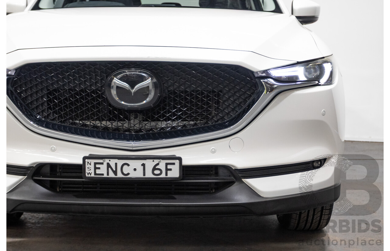 11/2017 Mazda CX-5 AKERA (4x4) AWD MY17.5 (KF SERIES 2) 4D Wagon Snowflake White 2.2L