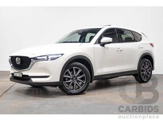 11/2017 Mazda CX-5 AKERA (4x4) AWD MY17.5 (KF SERIES 2) 4D Wagon Snowflake White 2.2L