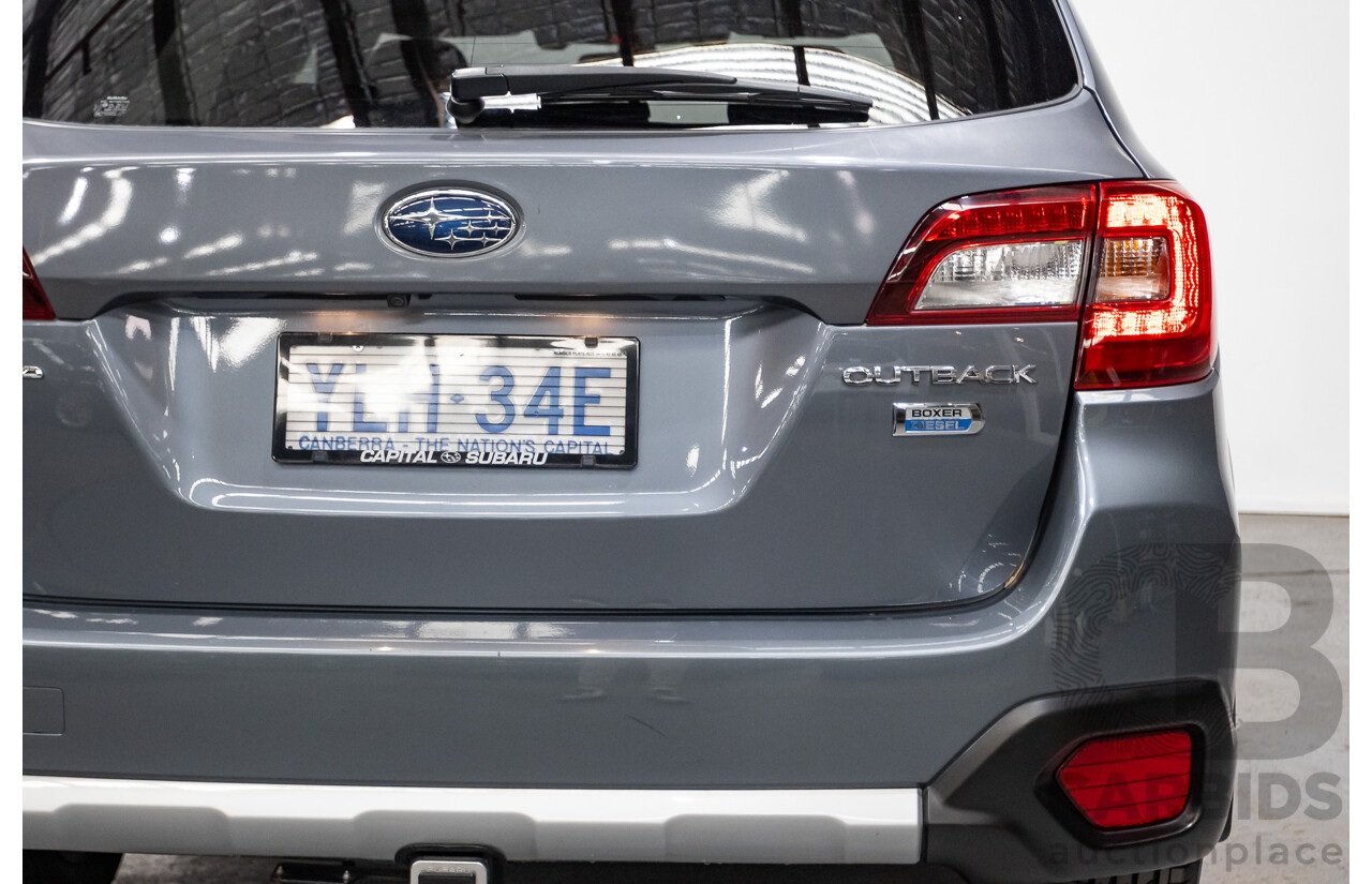 08/2016 Subaru Outback 2.0D Premium (AWD) MY16 4D Wagon Platinum Grey Turbo Diesel 2.0L