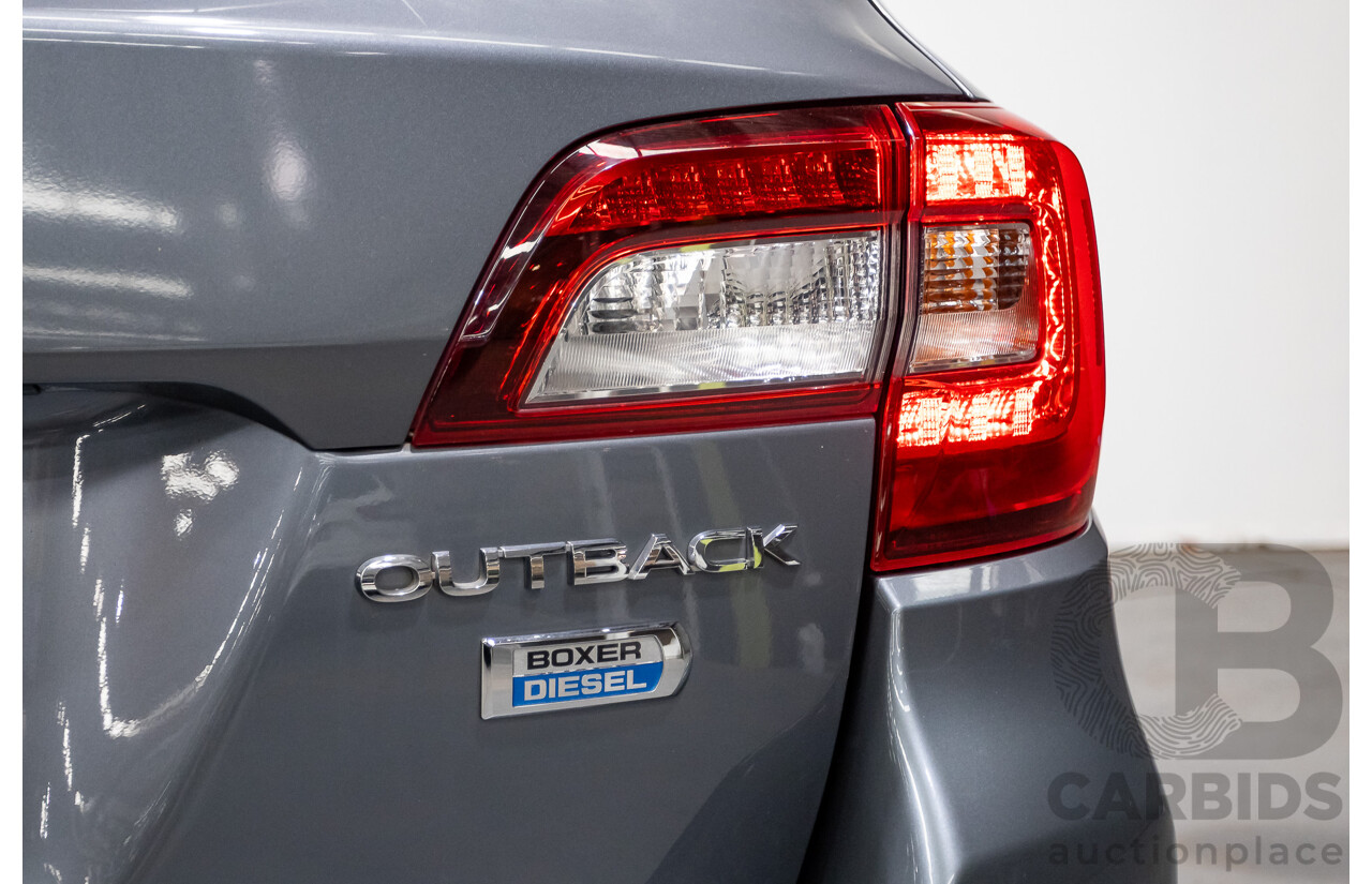08/2016 Subaru Outback 2.0D Premium (AWD) MY16 4D Wagon Platinum Grey Turbo Diesel 2.0L