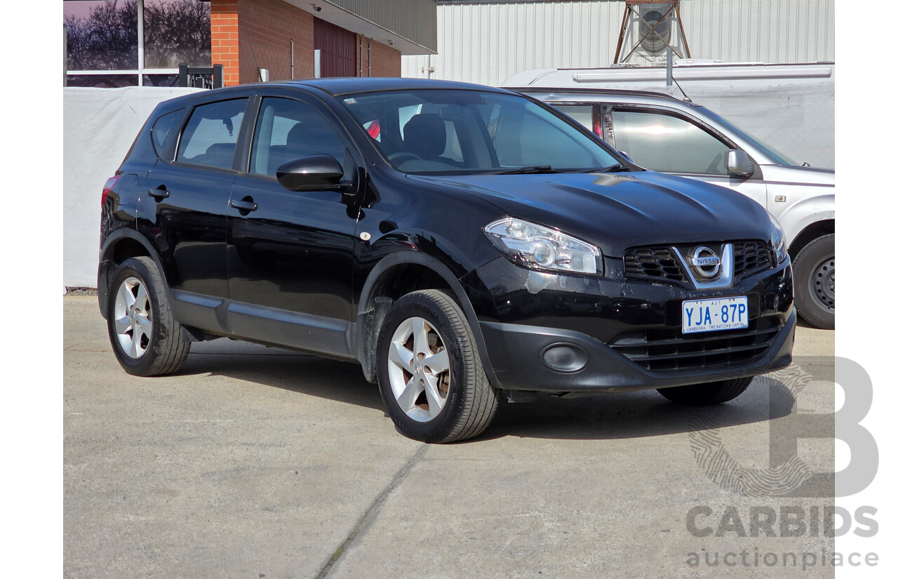 5/2012 Nissan Dualis ST (4x2) J10 SERIES II 4d Wagon Black 2.0L