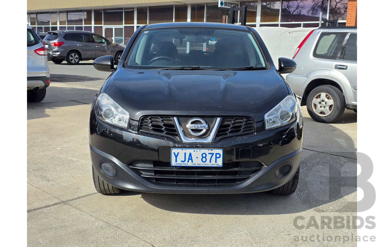 5/2012 Nissan Dualis ST (4x2) J10 SERIES II 4d Wagon Black 2.0L