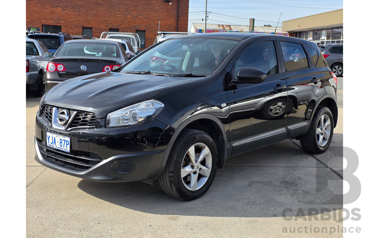 5/2012 Nissan Dualis ST (4x2) J10 SERIES II 4d Wagon Black 2.0L