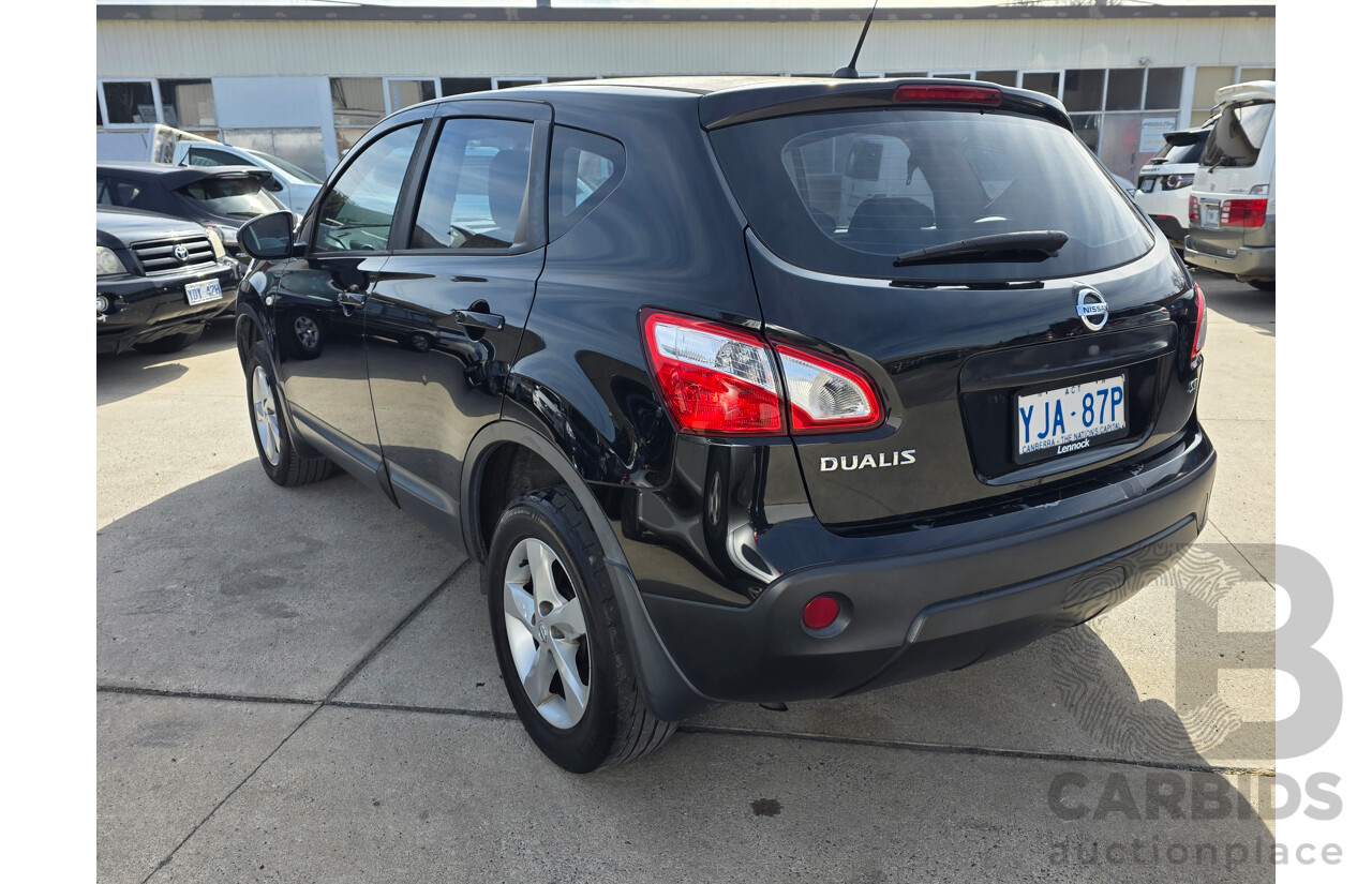 5/2012 Nissan Dualis ST (4x2) J10 SERIES II 4d Wagon Black 2.0L