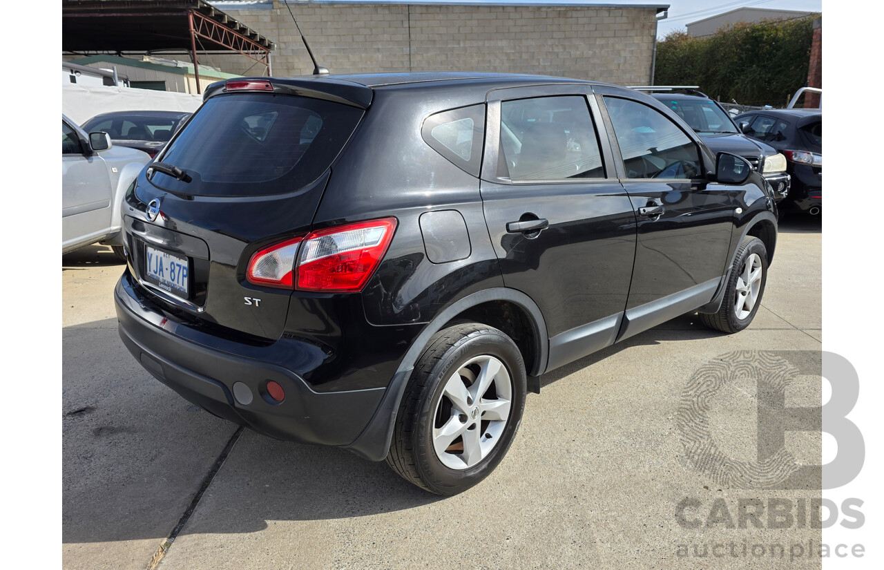 5/2012 Nissan Dualis ST (4x2) J10 SERIES II 4d Wagon Black 2.0L