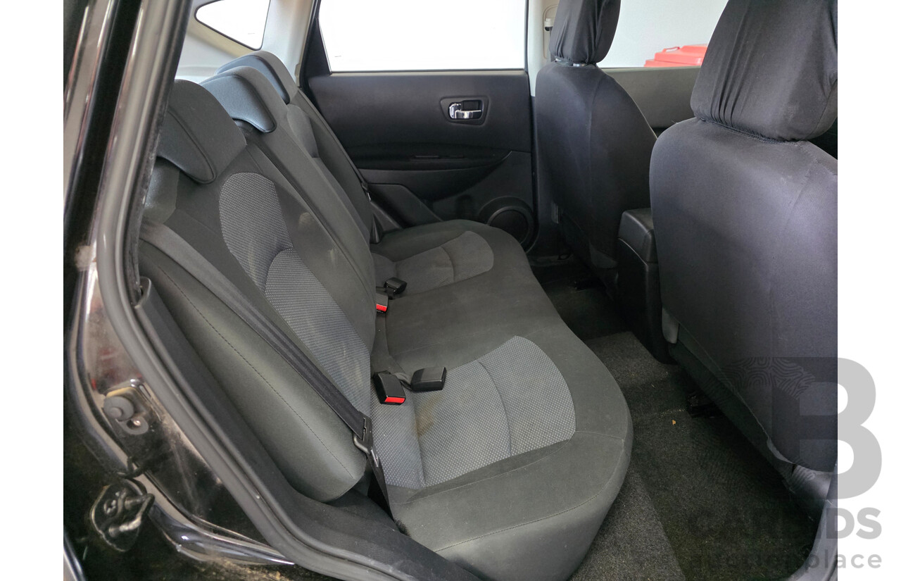 5/2012 Nissan Dualis ST (4x2) J10 SERIES II 4d Wagon Black 2.0L