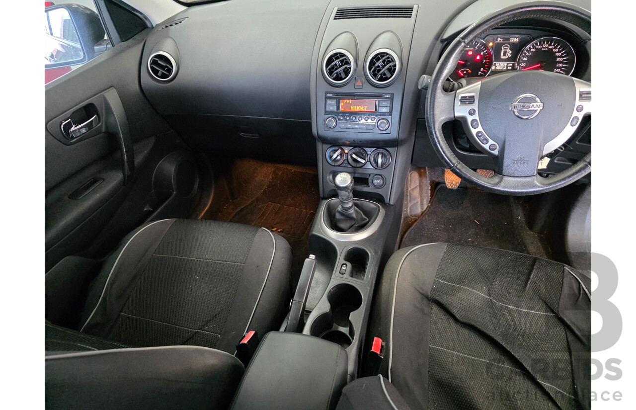 5/2012 Nissan Dualis ST (4x2) J10 SERIES II 4d Wagon Black 2.0L