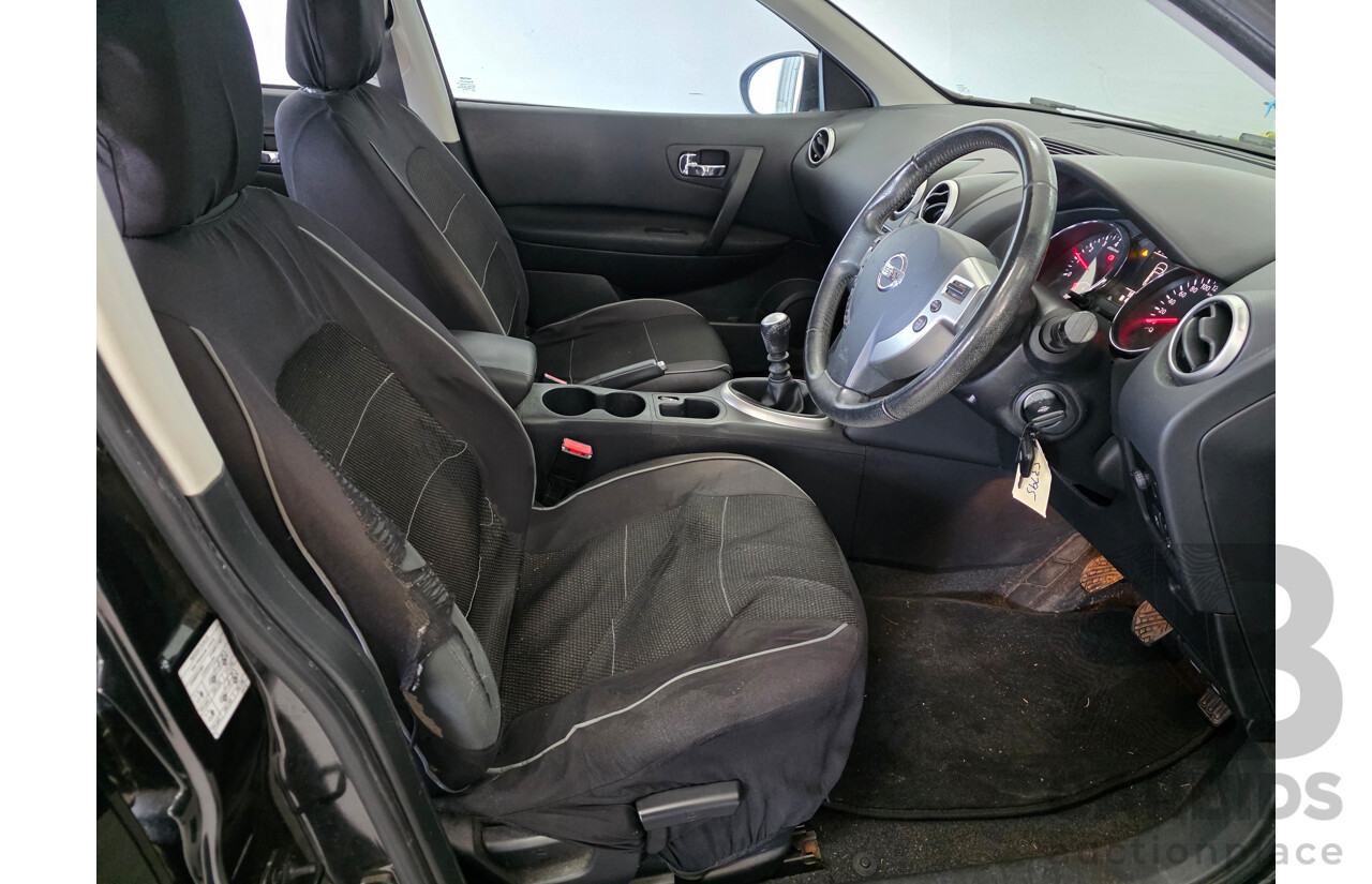 5/2012 Nissan Dualis ST (4x2) J10 SERIES II 4d Wagon Black 2.0L