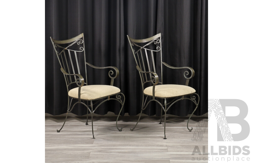 Modern Metal Three Piece Patio Suite