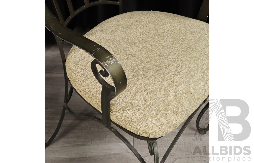 Modern Metal Three Piece Patio Suite