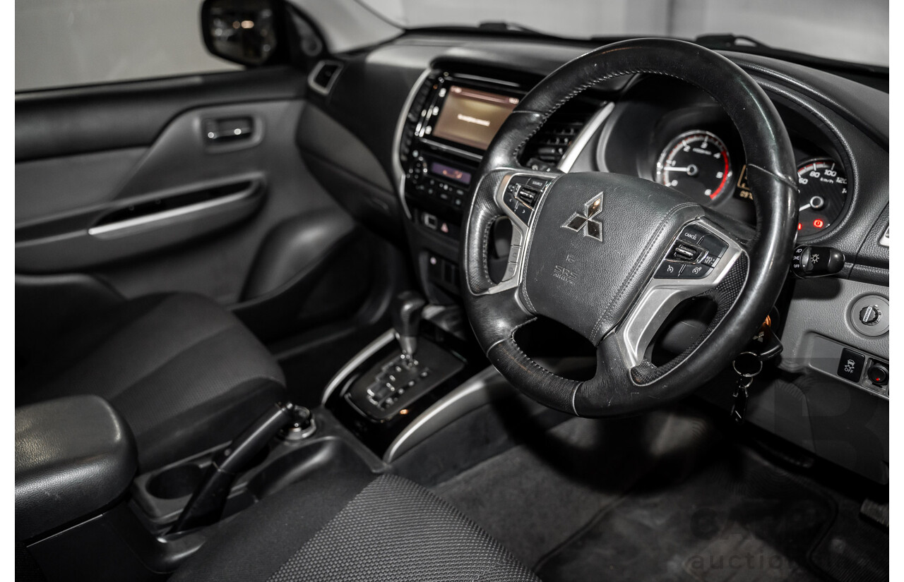 04/2017 Mitsubishi Triton GLS (4x4) MQ MY17 Dual Cab Utility Sterling Silver Metallic Turbo Diesel 2.4L