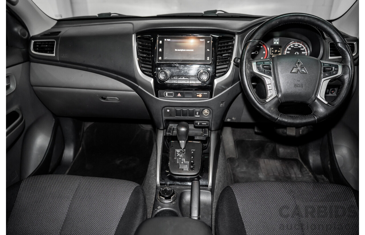 04/2017 Mitsubishi Triton GLS (4x4) MQ MY17 Dual Cab Utility Sterling Silver Metallic Turbo Diesel 2.4L
