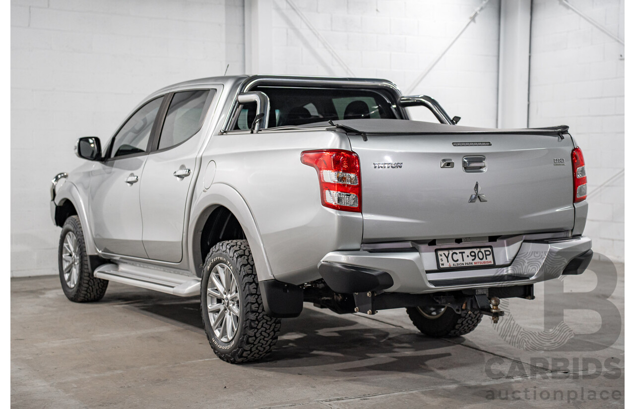 04/2017 Mitsubishi Triton GLS (4x4) MQ MY17 Dual Cab Utility Sterling Silver Metallic Turbo Diesel 2.4L