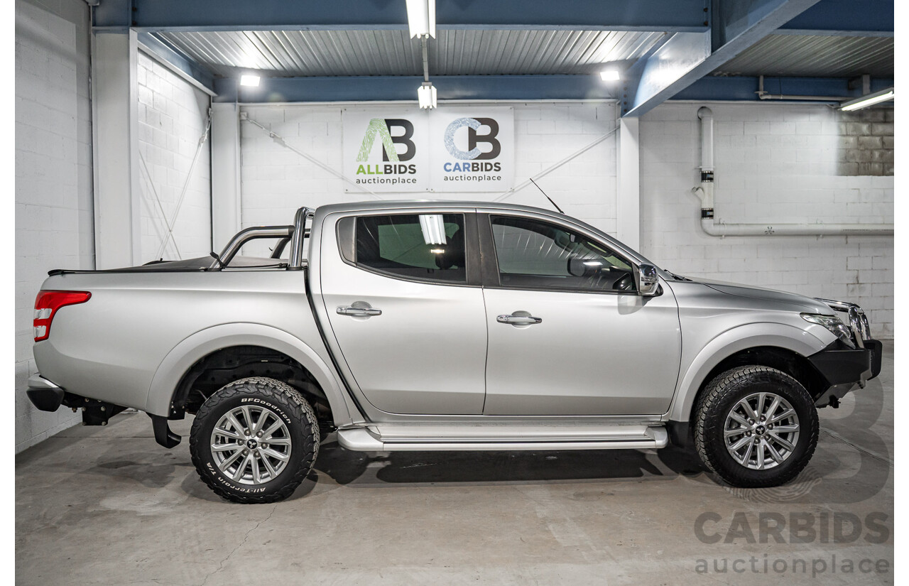 04/2017 Mitsubishi Triton GLS (4x4) MQ MY17 Dual Cab Utility Sterling Silver Metallic Turbo Diesel 2.4L