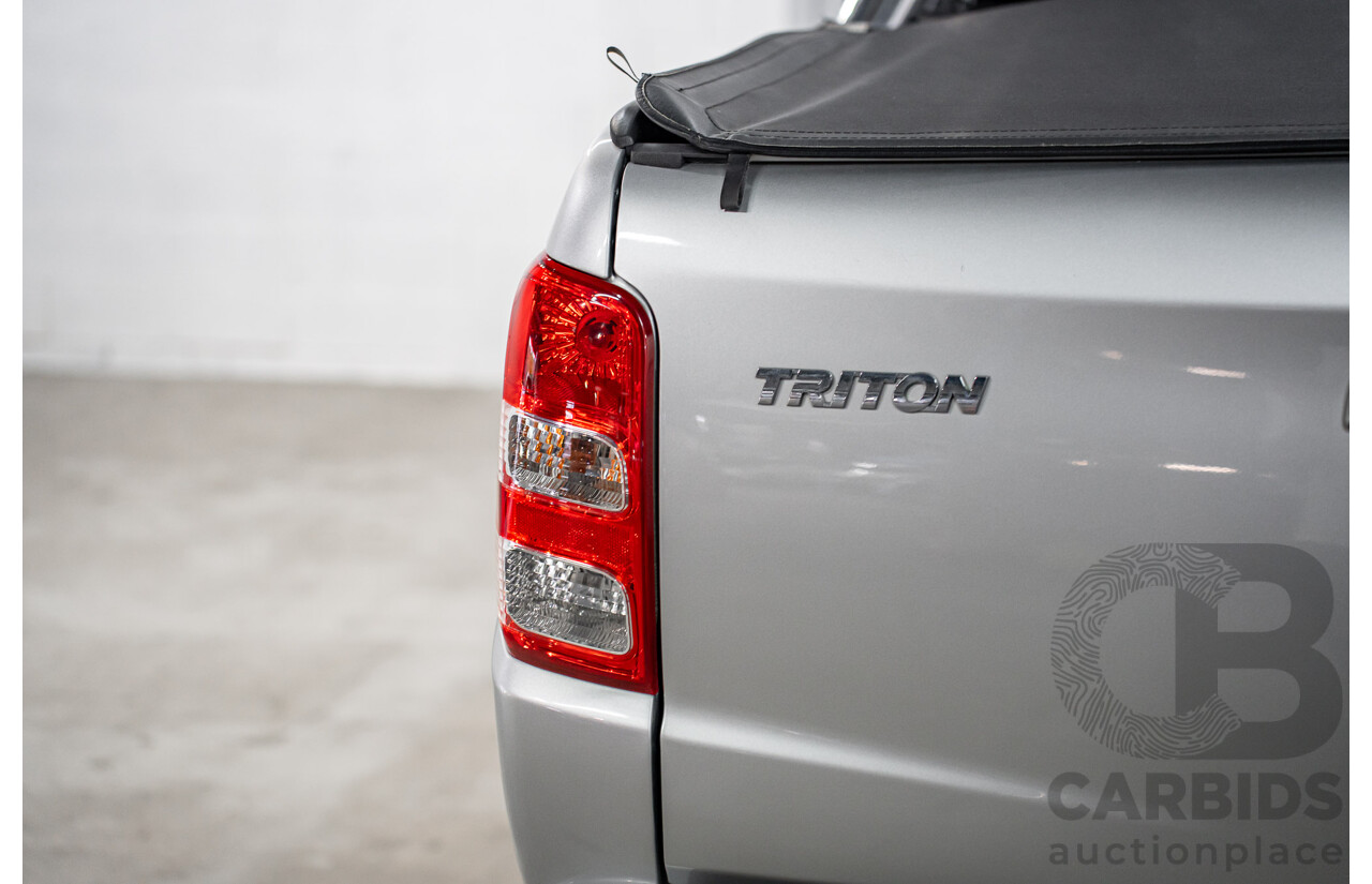 04/2017 Mitsubishi Triton GLS (4x4) MQ MY17 Dual Cab Utility Sterling Silver Metallic Turbo Diesel 2.4L