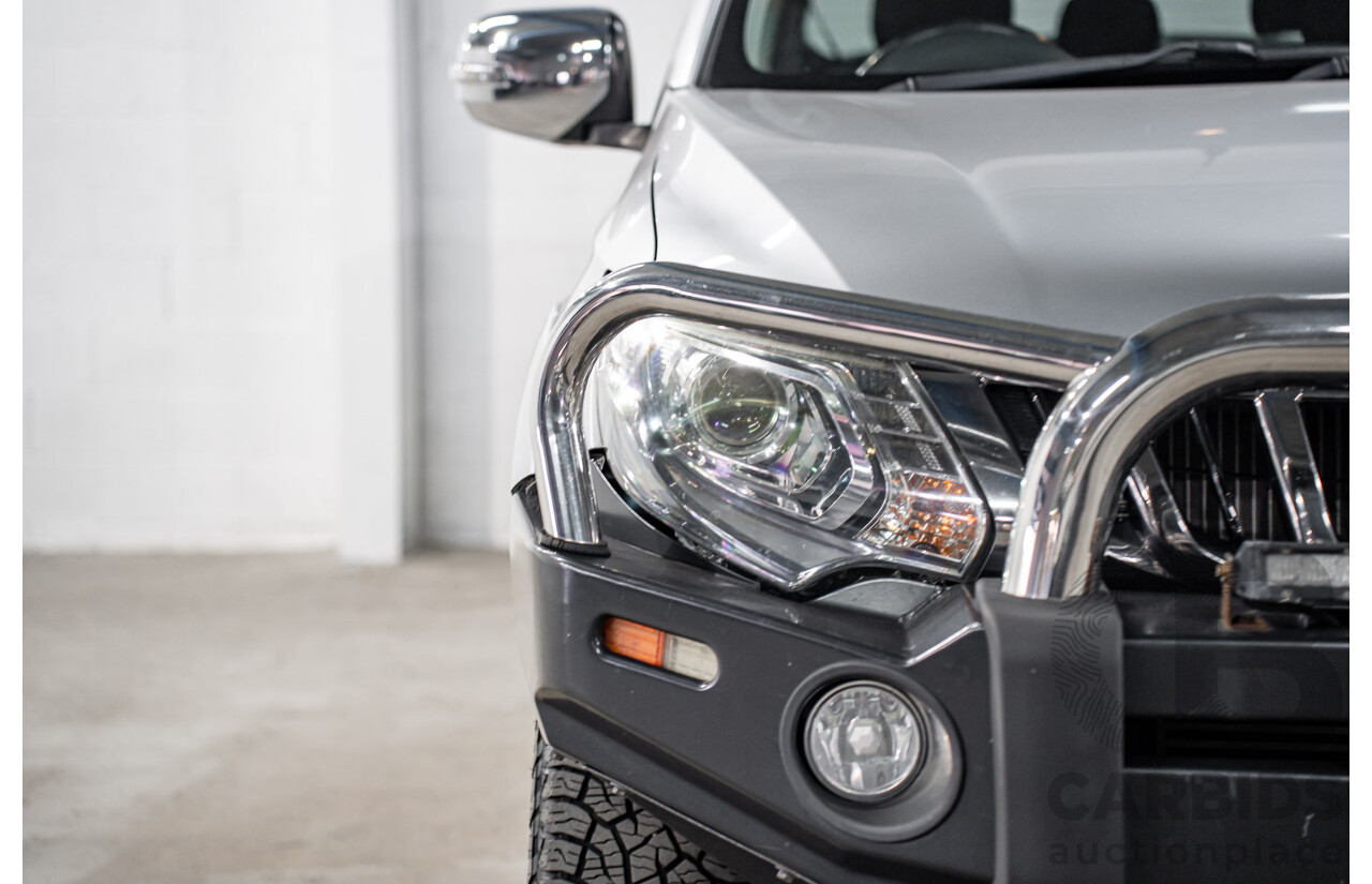 04/2017 Mitsubishi Triton GLS (4x4) MQ MY17 Dual Cab Utility Sterling Silver Metallic Turbo Diesel 2.4L