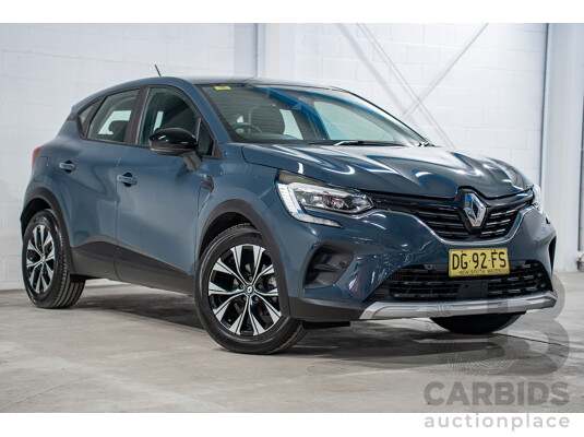 01/2023 Renault Captur Life (FWD) XJB MY23 4d Wagon Smokey Blue Turbo 1.3L