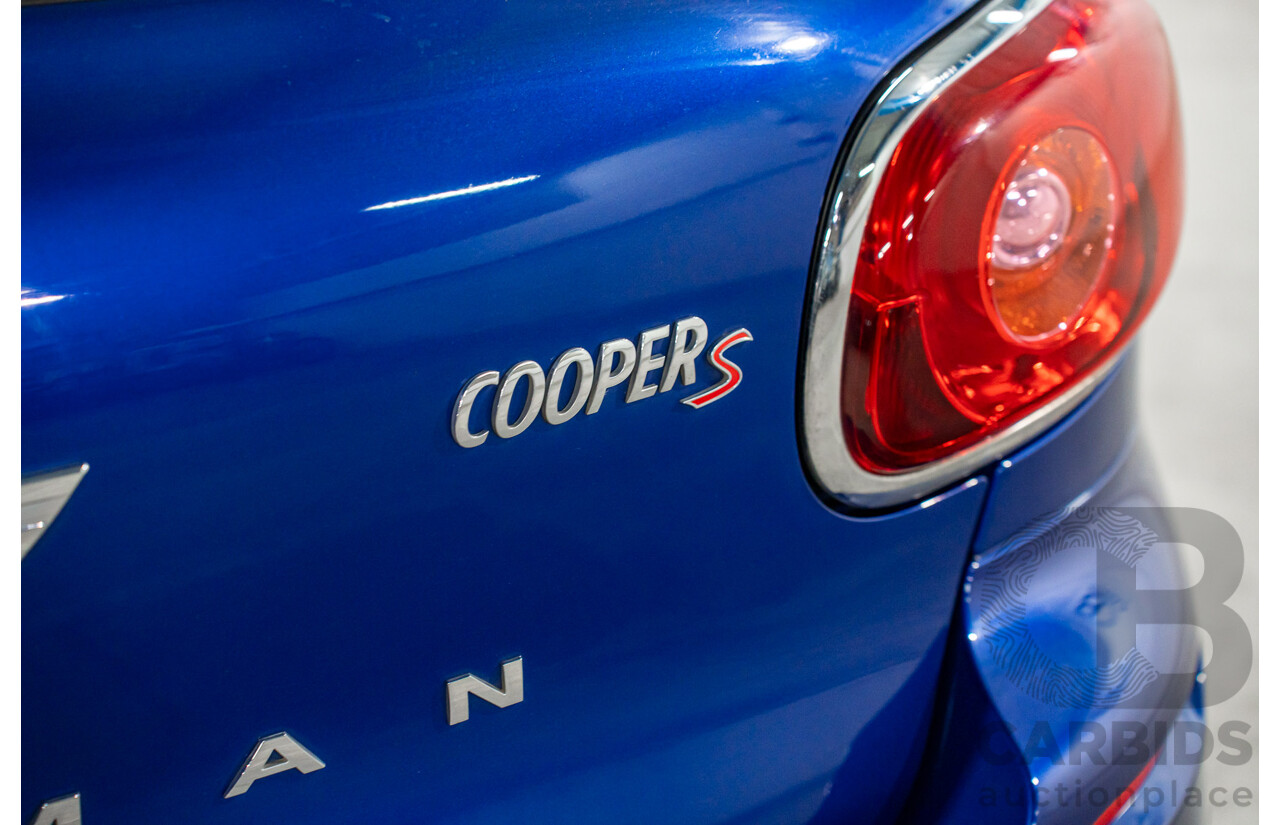 6/2013 Mini Paceman Cooper S R61 3d Hatchback Starlight Blue Metallic Turbo 1.6L