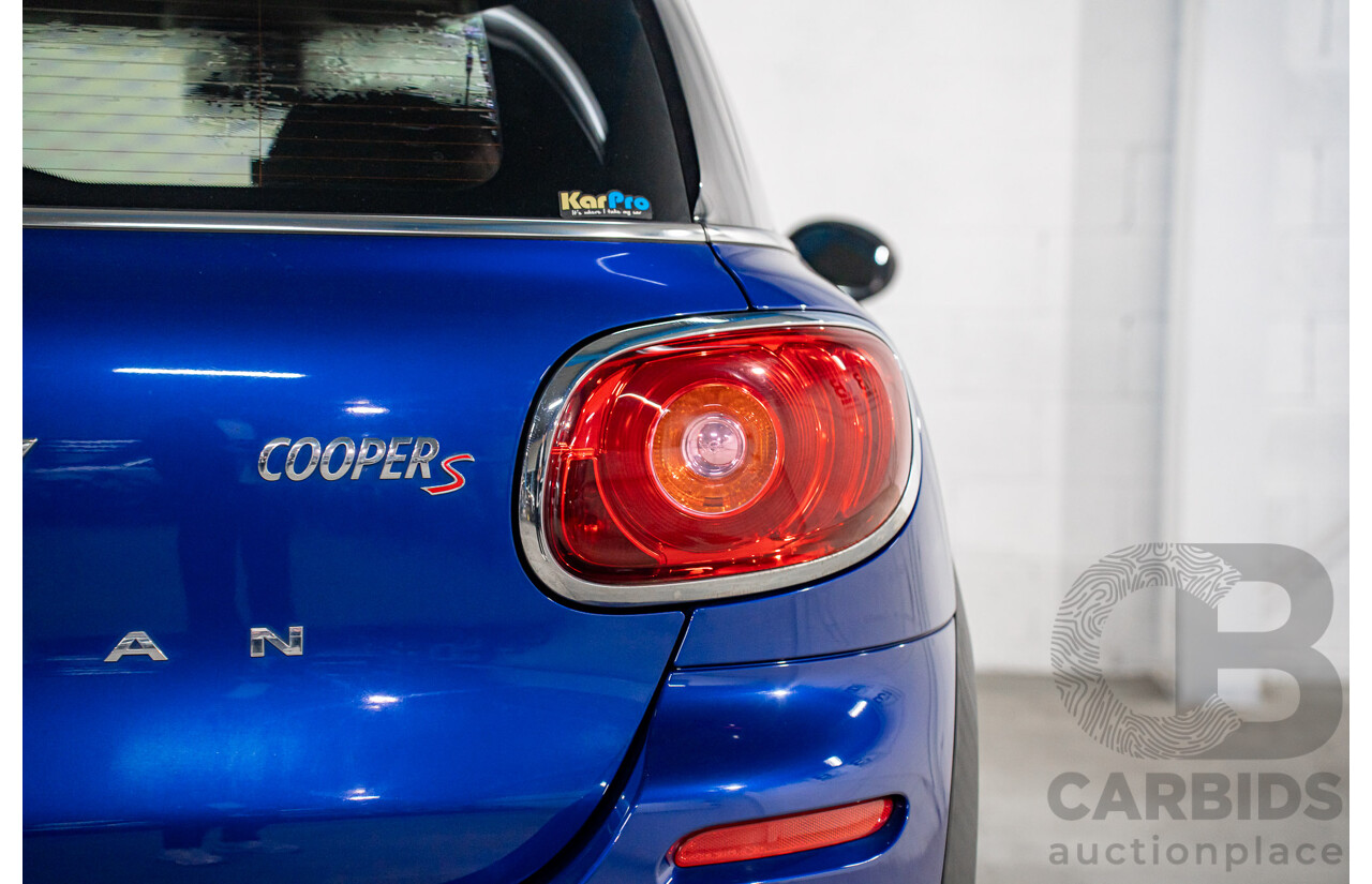 6/2013 Mini Paceman Cooper S R61 3d Hatchback Starlight Blue Metallic Turbo 1.6L