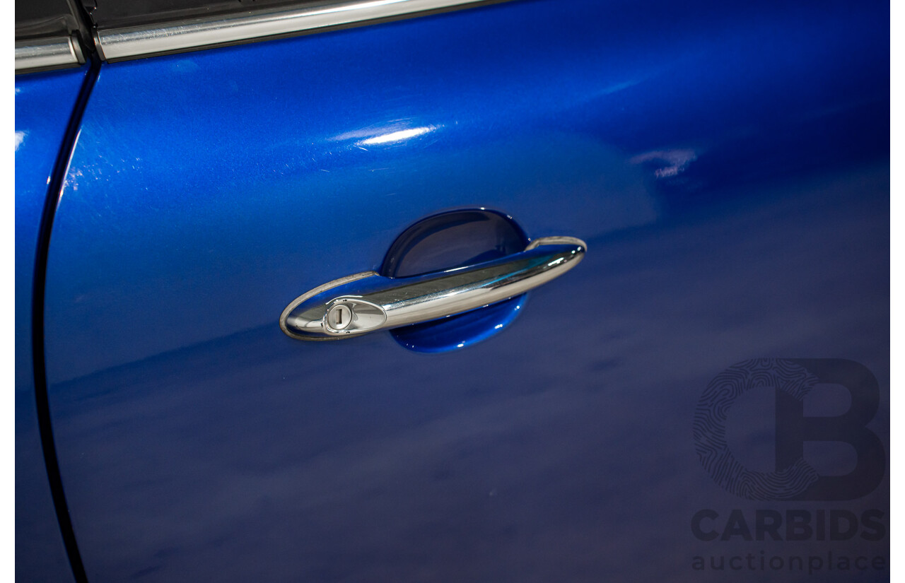 6/2013 Mini Paceman Cooper S R61 3d Hatchback Starlight Blue Metallic Turbo 1.6L