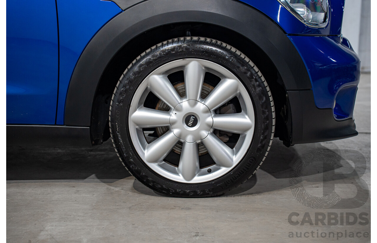 6/2013 Mini Paceman Cooper S R61 3d Hatchback Starlight Blue Metallic Turbo 1.6L