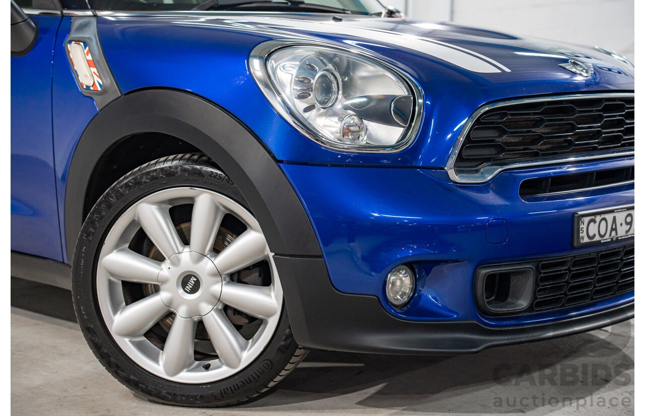 6/2013 Mini Paceman Cooper S R61 3d Hatchback Starlight Blue Metallic Turbo 1.6L
