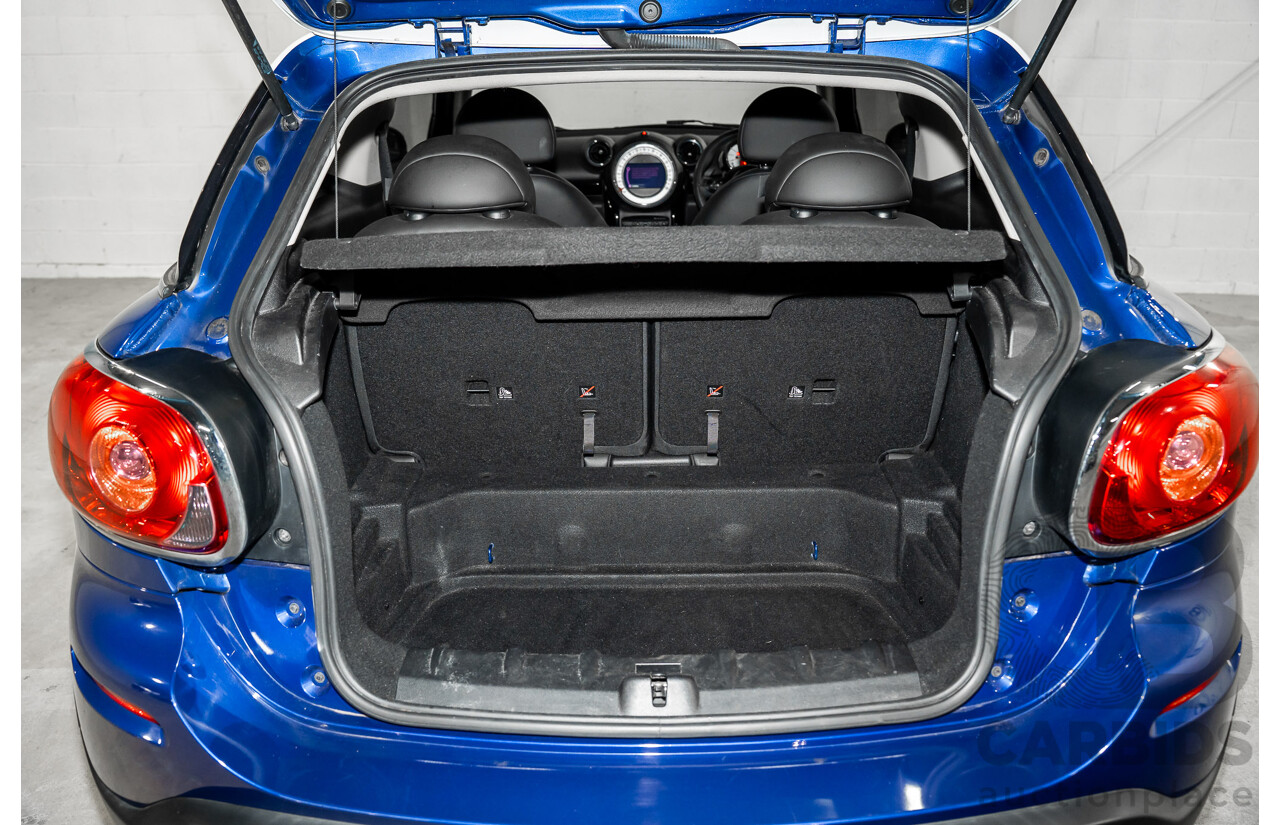 6/2013 Mini Paceman Cooper S R61 3d Hatchback Starlight Blue Metallic Turbo 1.6L