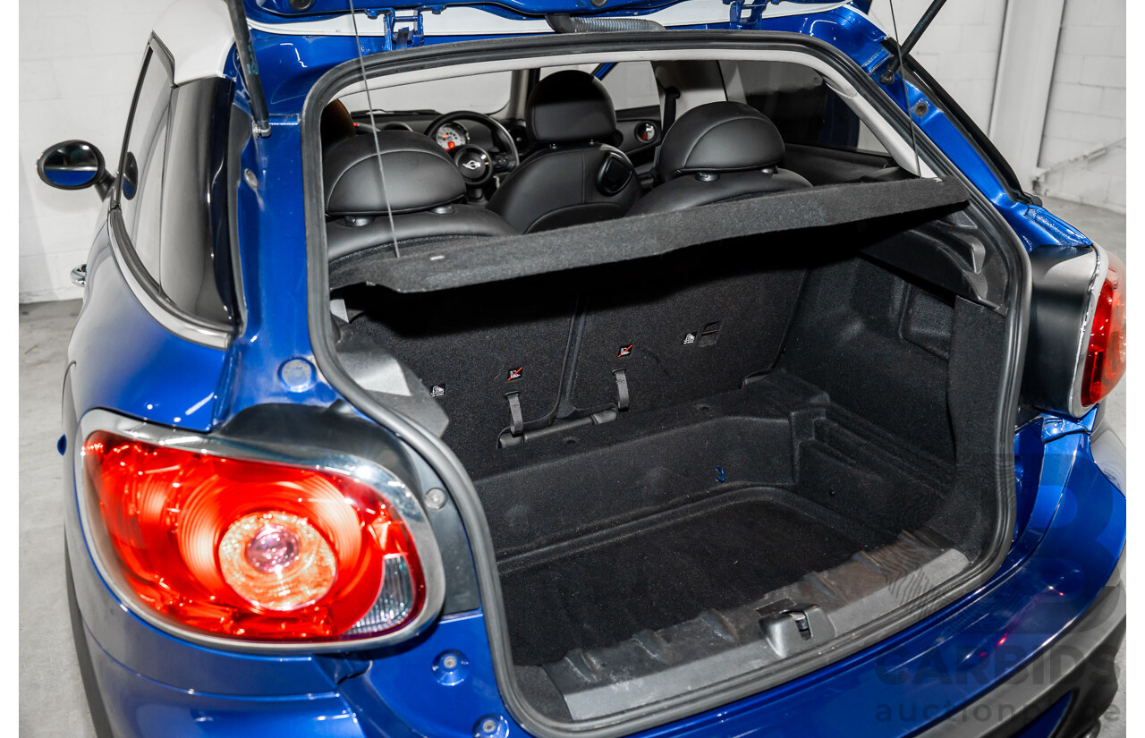 6/2013 Mini Paceman Cooper S R61 3d Hatchback Starlight Blue Metallic Turbo 1.6L