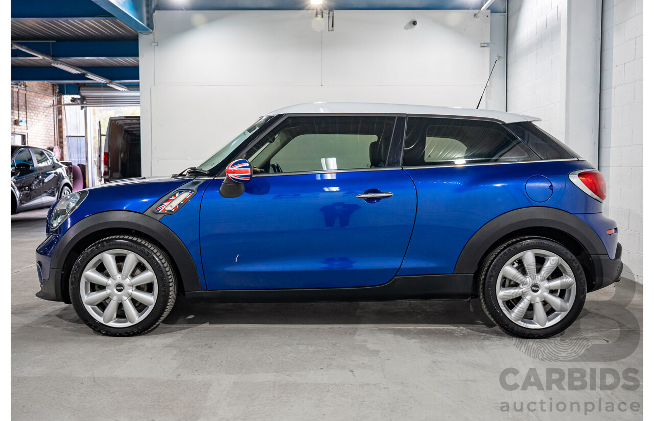 6/2013 Mini Paceman Cooper S R61 3d Hatchback Starlight Blue Metallic Turbo 1.6L