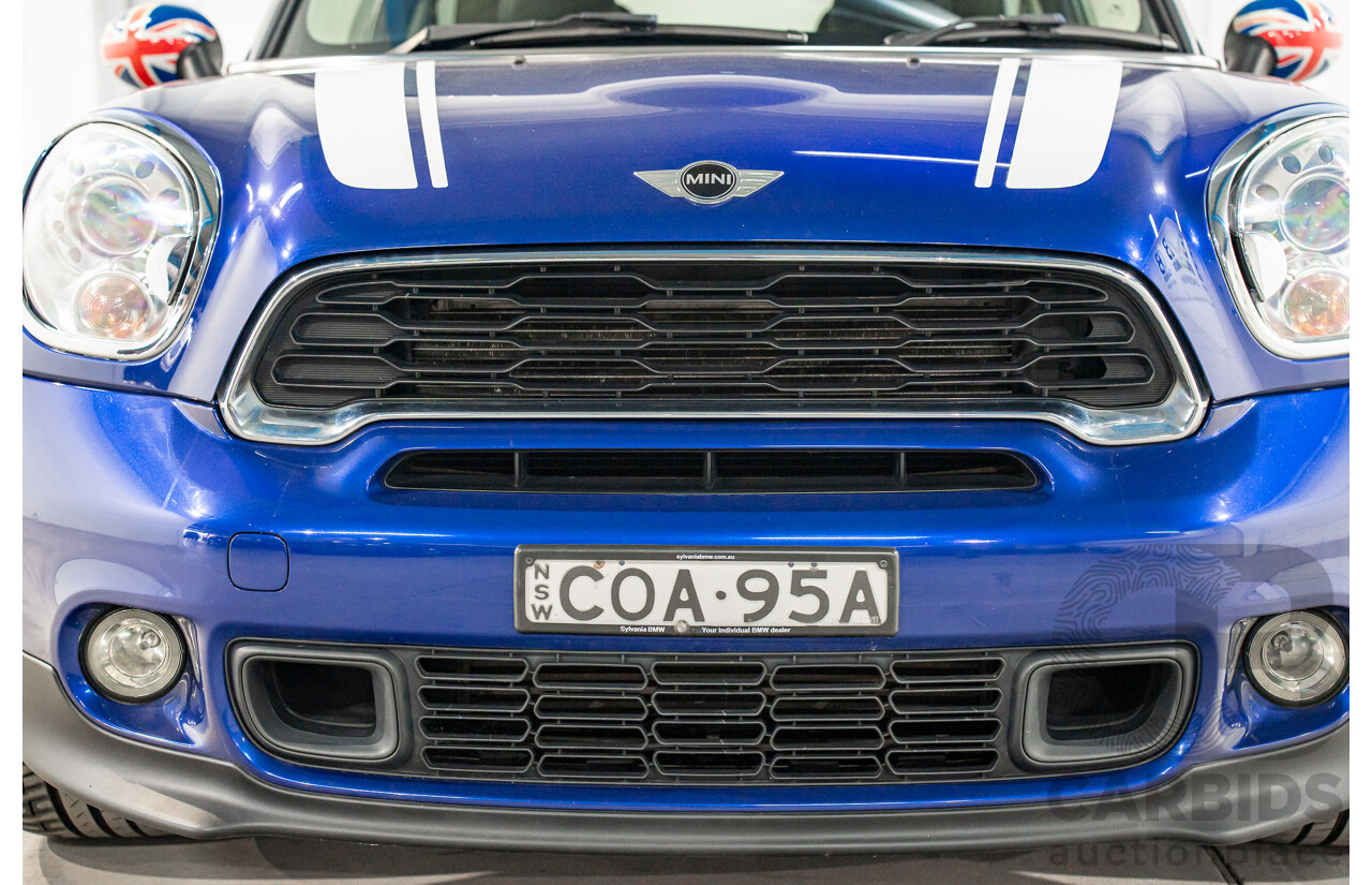 6/2013 Mini Paceman Cooper S R61 3d Hatchback Starlight Blue Metallic Turbo 1.6L
