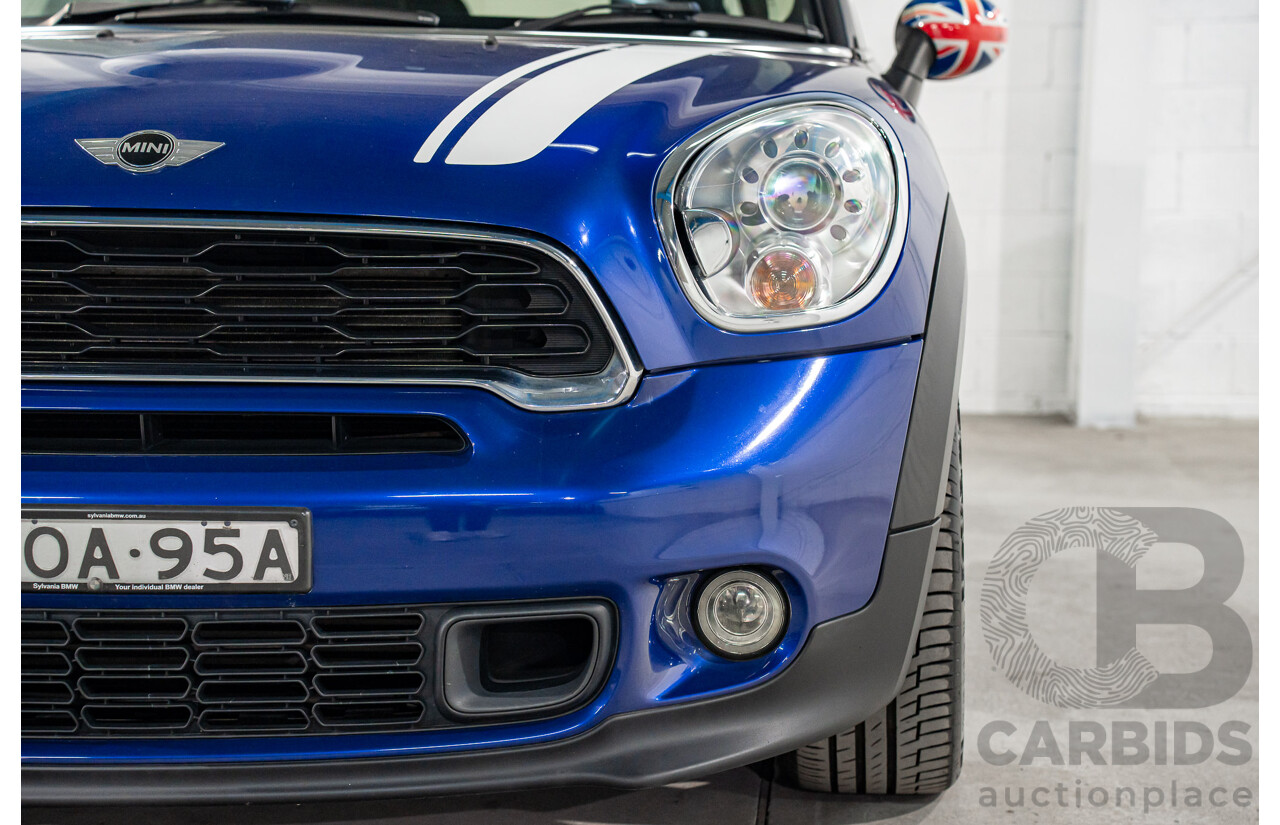 6/2013 Mini Paceman Cooper S R61 3d Hatchback Starlight Blue Metallic Turbo 1.6L