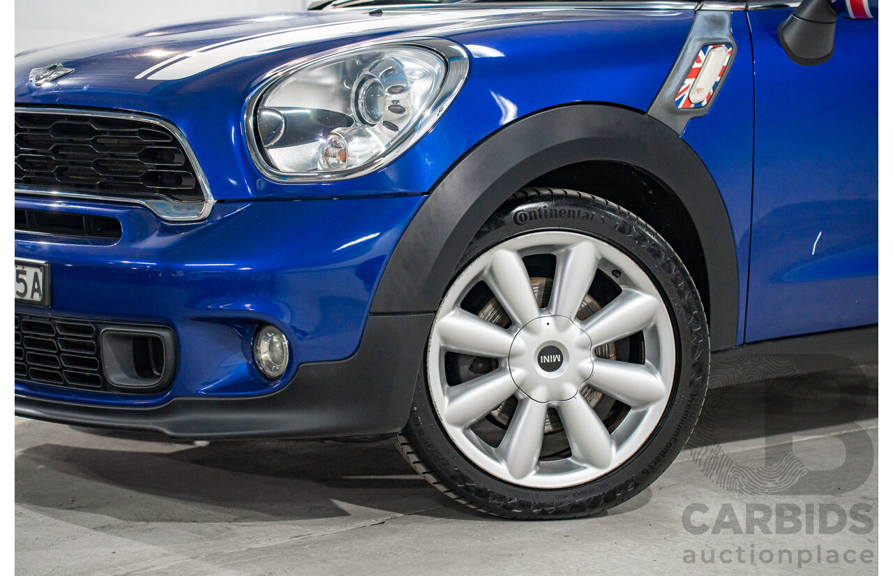 6/2013 Mini Paceman Cooper S R61 3d Hatchback Starlight Blue Metallic Turbo 1.6L
