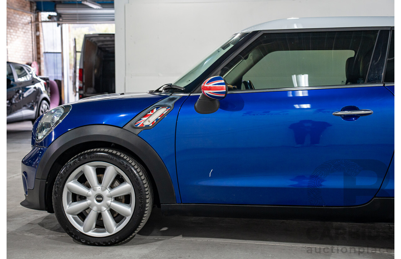6/2013 Mini Paceman Cooper S R61 3d Hatchback Starlight Blue Metallic Turbo 1.6L