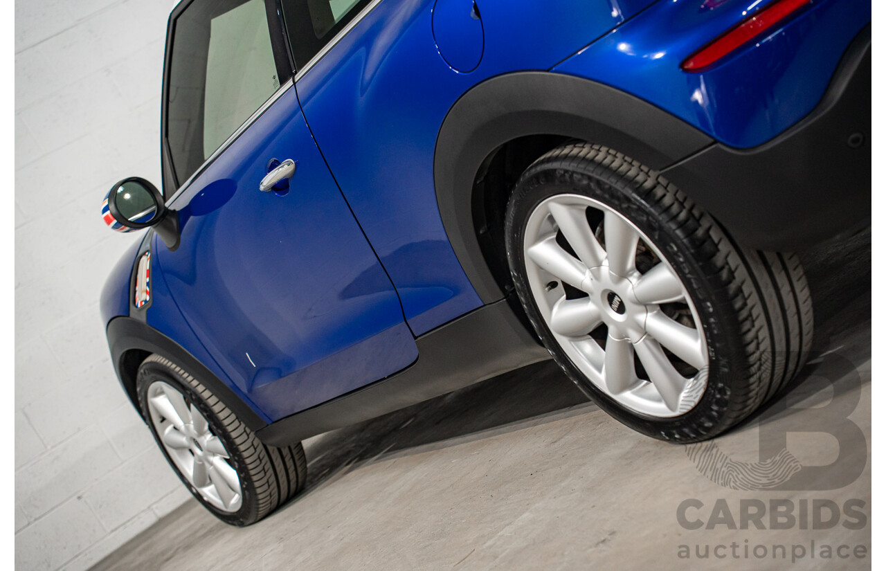 6/2013 Mini Paceman Cooper S R61 3d Hatchback Starlight Blue Metallic Turbo 1.6L