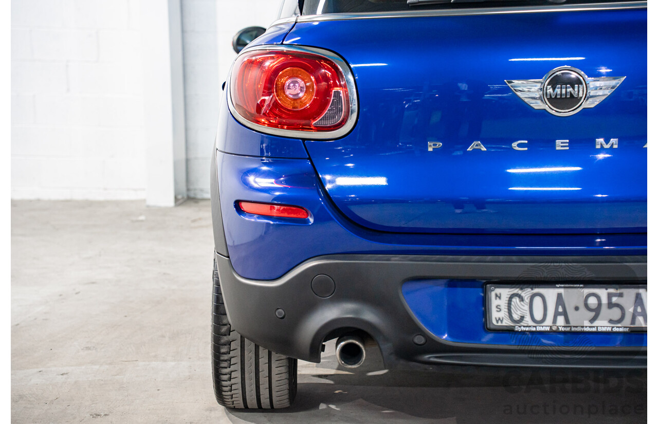 6/2013 Mini Paceman Cooper S R61 3d Hatchback Starlight Blue Metallic Turbo 1.6L