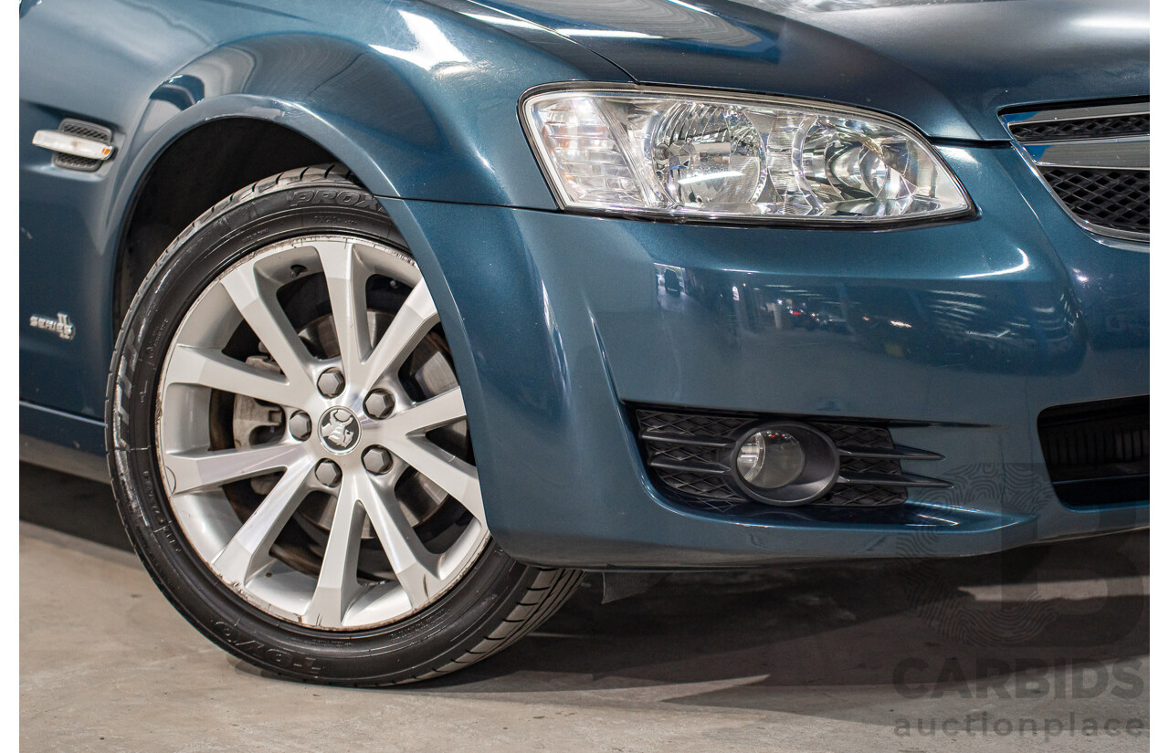 8/2011 Holden Berlina International VE II 4d Sedan Karma Blue V6 3.0L