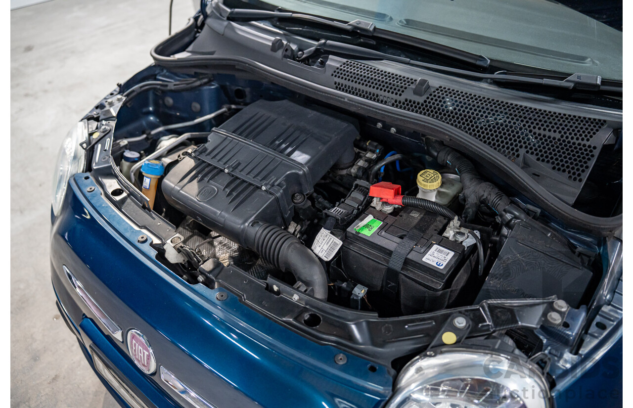 9/2014 Fiat 500 Pop MY14 3d Hatchback Teal Blue Metallic 1.2L
