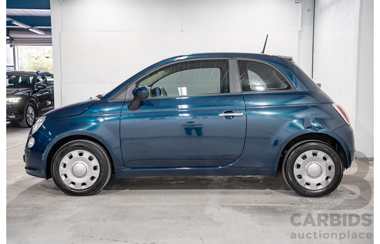9/2014 Fiat 500 Pop MY14 3d Hatchback Teal Blue Metallic 1.2L