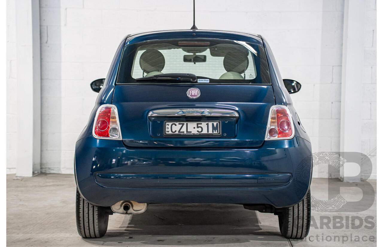 9/2014 Fiat 500 Pop MY14 3d Hatchback Teal Blue Metallic 1.2L