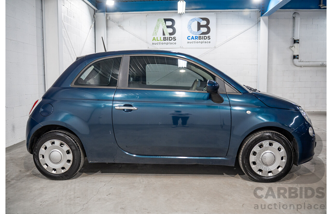 9/2014 Fiat 500 Pop MY14 3d Hatchback Teal Blue Metallic 1.2L