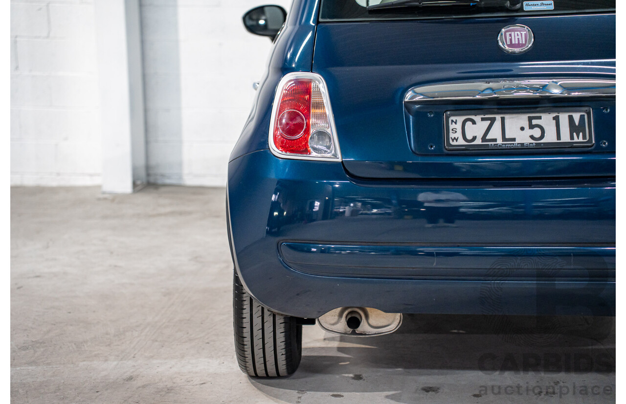 9/2014 Fiat 500 Pop MY14 3d Hatchback Teal Blue Metallic 1.2L