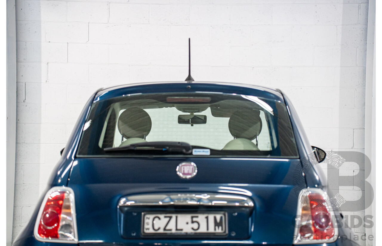 9/2014 Fiat 500 Pop MY14 3d Hatchback Teal Blue Metallic 1.2L