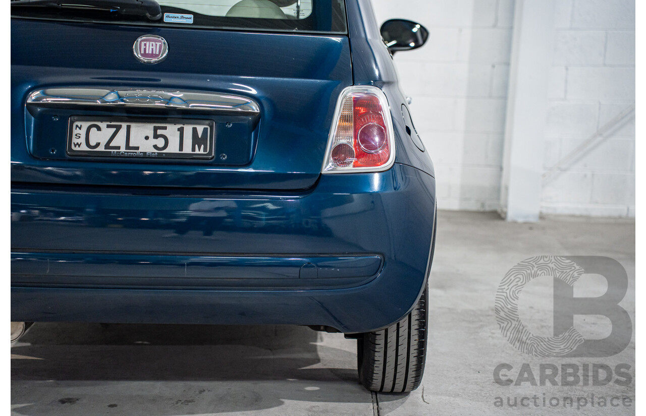 9/2014 Fiat 500 Pop MY14 3d Hatchback Teal Blue Metallic 1.2L